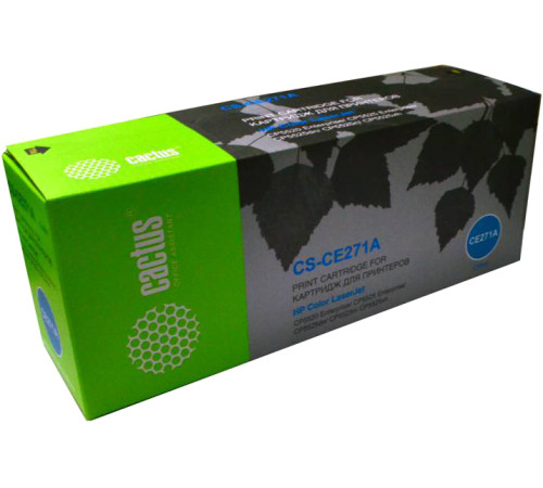 Картридж CACTUS CS-CE271A аналог HP 650A CE271A