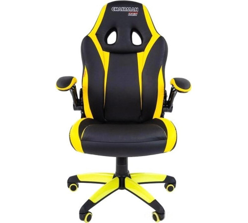Кресло CHAIRMAN Game 15 черный/желтый
