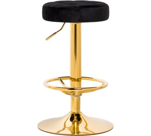 Табурет Woodville Marun черный/золотой