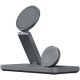 Беспроводное зарядное Magssory Yoga 3 в 1 Charging Station для Apple Qi2 WCH016m темно-серый