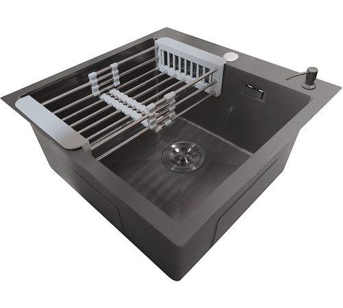 Кухонная мойка Stellar Nano E5050GE серый