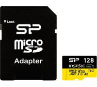 Карта памяти Silicon-Power Inspire microSDXC SP128GBSTXLA2V1NSP 128GB с адаптером
