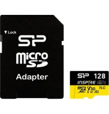 Карта памяти Silicon-Power Inspire microSDXC SP128GBSTXLA2V1NSP 128GB с адаптером