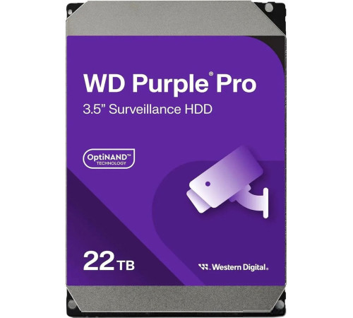 Жесткий диск WD Purple Pro 22TB WD221PURP