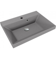 Умывальник Symbolite Asti 60x45 кварц, серый шелк