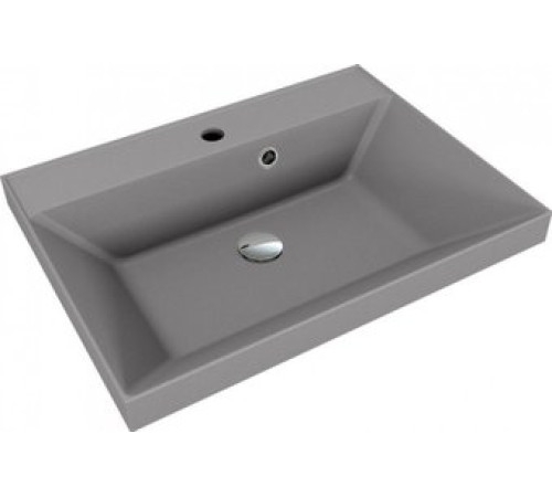 Умывальник Symbolite Asti 60x45 кварц, серый шелк