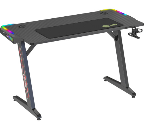 Геймерский стол CACTUS CS-GTZ-BK-RGB