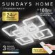 Припотолочная люстра Sundays Home R-45 6365