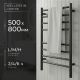 Полотенцесушитель Wellerein LD0106 50x80, черный