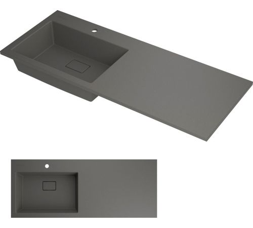 Умывальник Roxen Faber 110L 30010110L-DG серый