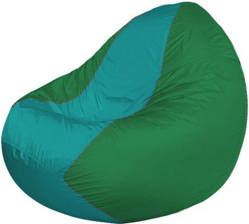 Кресло-мешок Flagman Classic К2.1-263 зеленый/бирюзовый