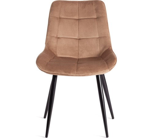 Стул TetChair Abruzzo металл/велюр коричневый HLR11/черный