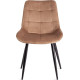 Стул TetChair Abruzzo металл/велюр коричневый HLR11/черный