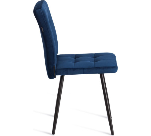 Стул TetChair Medeo велюр, синий, 2 шт