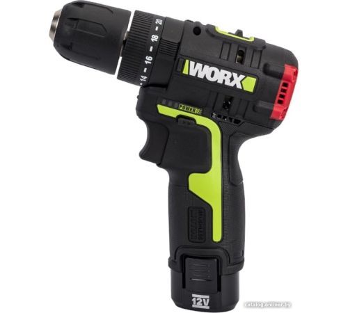 Ударная дрель-шуруповерт Worx Professional WU131X с 2-мя АКБ, сумка