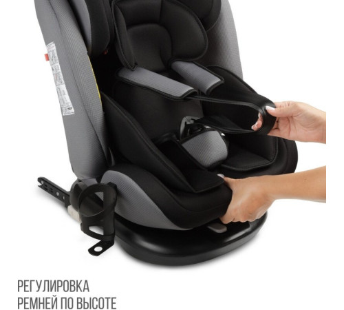 Детское автокресло Zlatek Cruiser Isofix Lux KRES4082 черный/серый