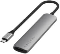 Док-станция Satechi 6-in-1 USB-C Slim Multiport Adapter ST-P6SM серый