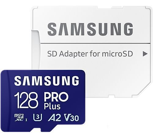 Карта памяти Samsung PRO Plus microSDXC 128GB MB-MD128SA/EU с адаптером