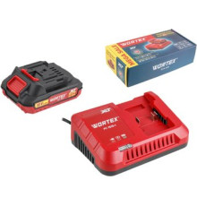 Аккумулятор с зарядным устройством Wortex 2329017 18В/2 Ah + 18В