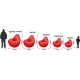 Кресло-мешок Flagman Груша Г2.1-185 салатовый/тёмно-зелёный