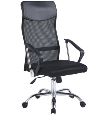 Кресло Situp Flay chrome сетка black/black
