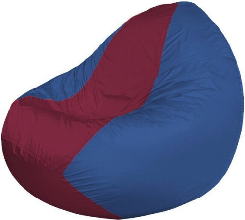Кресло-мешок Flagman Classic К2.1-100 синий/бордовый