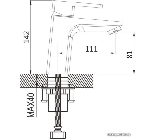 Смеситель Shevanik S8201T