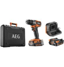 Дрель-шуруповерт AEG Powertools BS18SBL2-202C 4935480056 с 2-мя АКБ, кейс