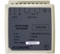 Стабилизатор напряжения AccordTec АТ-12/30 DIN