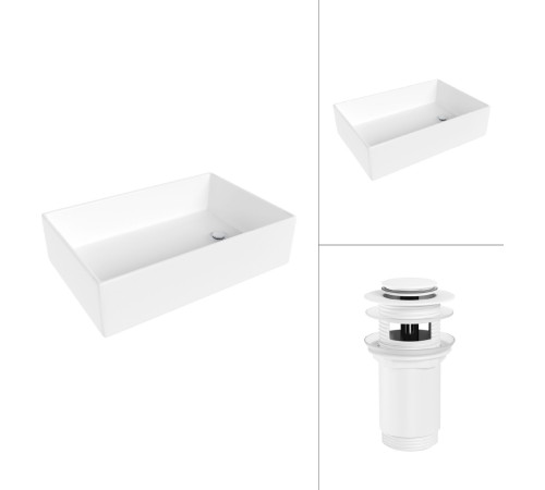 Умывальник Lauter 21518-1 + клапан 21190W