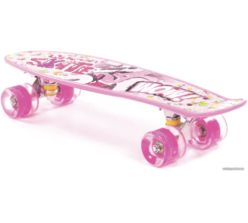 Пенниборд Полесье 89618 56 см малиновый