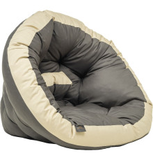 Кресло-мешок Mio Tesoro 4с0012тр М, серый/бежевый