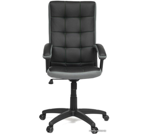 Офисное кресло TetChair Trendy иск. кожа/ткань, черный/серый