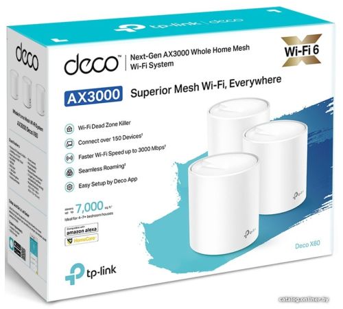 Wi-Fi система TP-Link Deco X60 V3 3 шт.