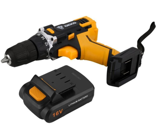 Дрель-шуруповерт Deko DKCD16FU-Li 063-4098 с 1-им АКБ