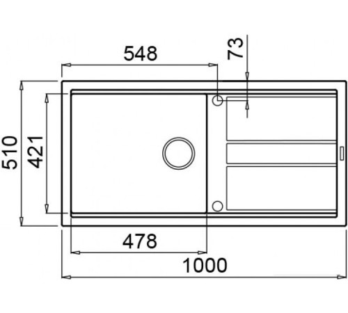 Кухонная мойка Elleci Best 480 Bianco Antico G62