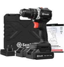 Дрель-шуруповерт БелАК БАК.53314 с 2-мя АКБ, кейс