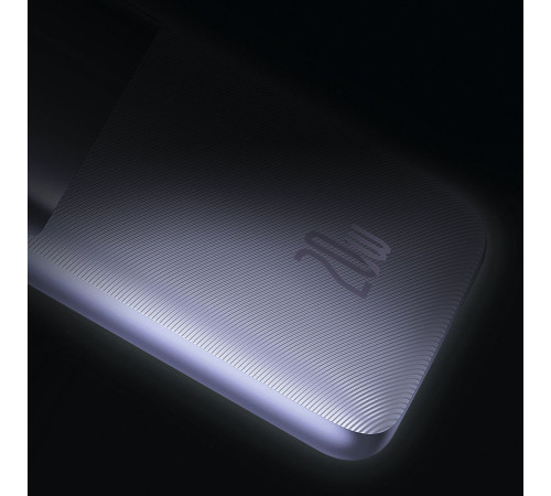 Внешний аккумулятор Baseus Bipow Pro Digital Display Fast Charge 20W Overseas Edition 10000mAh фиолетовый