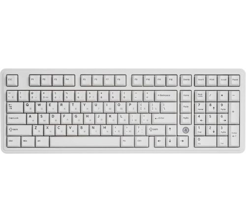 Клавиатура Ajazz AK980 Max белый, Magnetic Grain Switch
