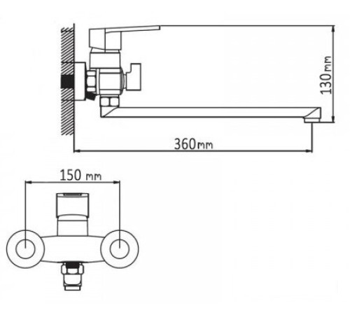 Смеситель Wisent WP2230-7