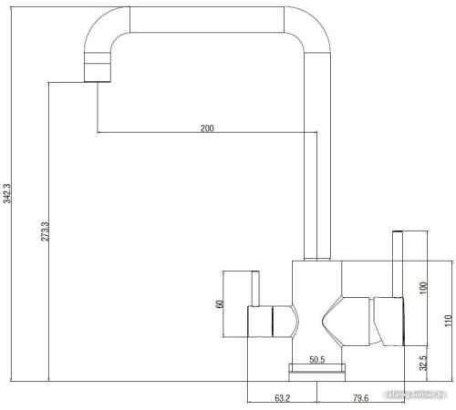 Смеситель Esko FW519