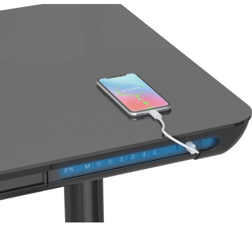 Стол CACTUS CS-EGD-BK-LED