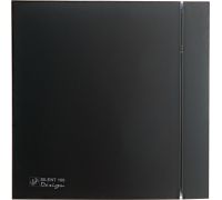 Осевой вентилятор Soler&Palau Silent-100 CRZ Matt Black Design 5210401500-011000