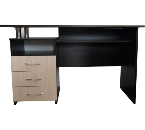 Стол Компас мебель КС-003-22 венге темный/дуб молочный