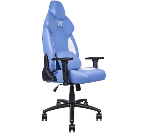 Игровое геймерское кресло Thermaltake V Comfort синий/белый