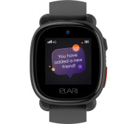 Детские умные часы Elari KidPhone 4G Lite черный
