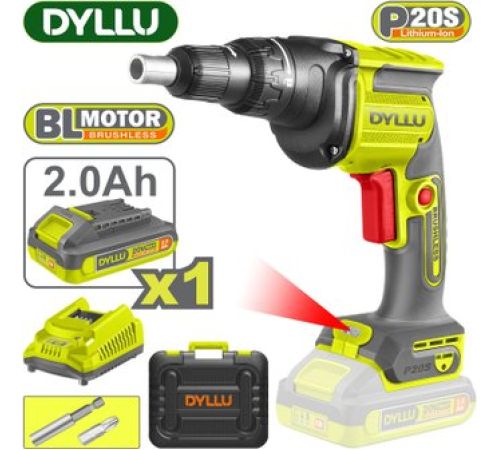 Шуруповерт для гипсокартона Dyllu DTDS204281 с 1-им АКБ, кейс