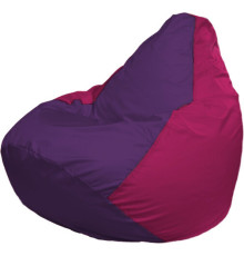 Кресло-мешок Flagman Груша Макси Г2.1-68 фуксия/фиолетовый