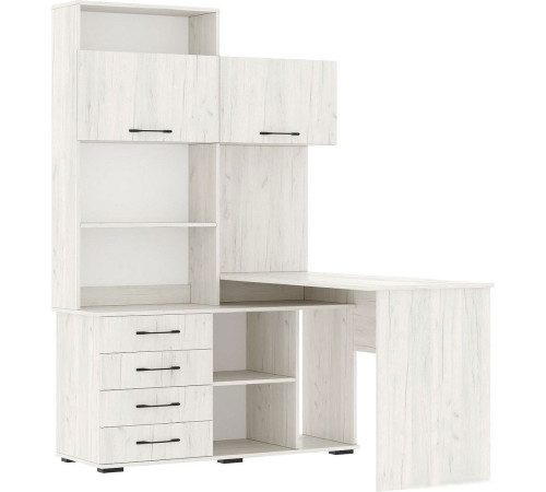 Стол Памир ПКС-11 правый крафт белый