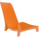 Стул Sheffilton SHT-S75 оранжевый/хром лак